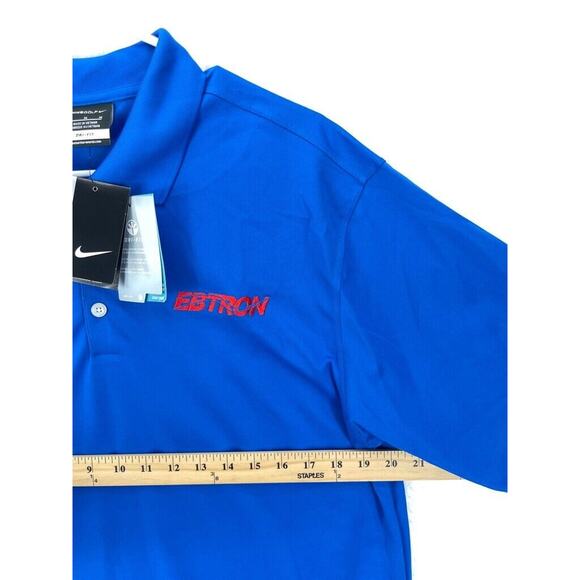 Nike Golf Polo Shirt Men’s Size M Navy / Blue Dri-FIT Short Sleeve‎ EBTRON Lot 2 - Picture 5 of 12